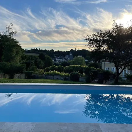 度假居 Longere 4 Etoiles Avec Piscine En Sarthe